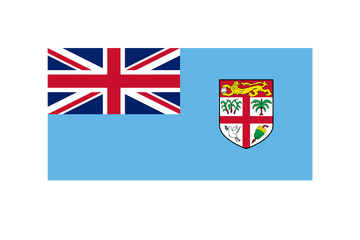 Fiji Flag DTF Printed