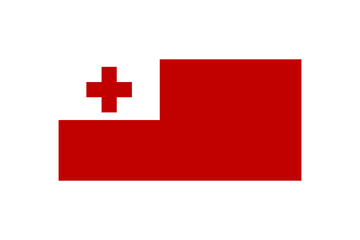 Tonga Flag DTF Printed