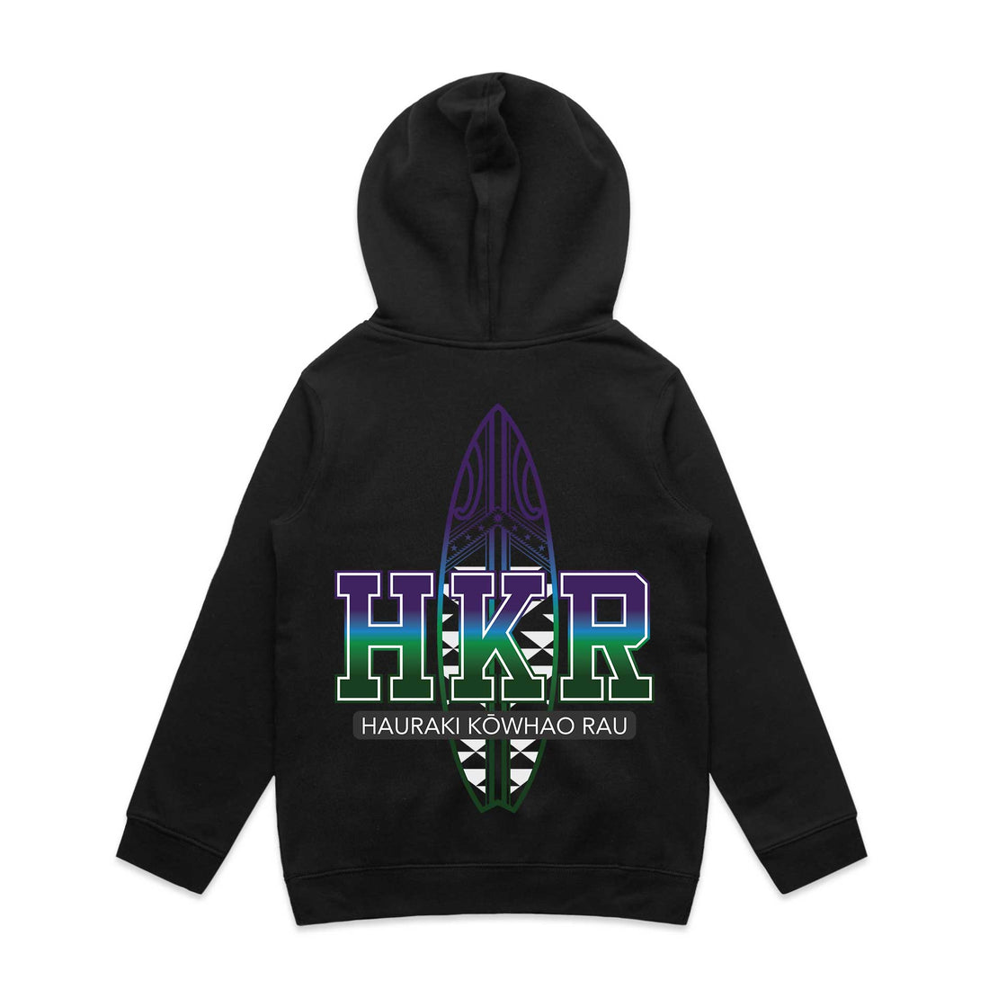 Official Hauraki Kōwhao Rau Kids Supply Hood