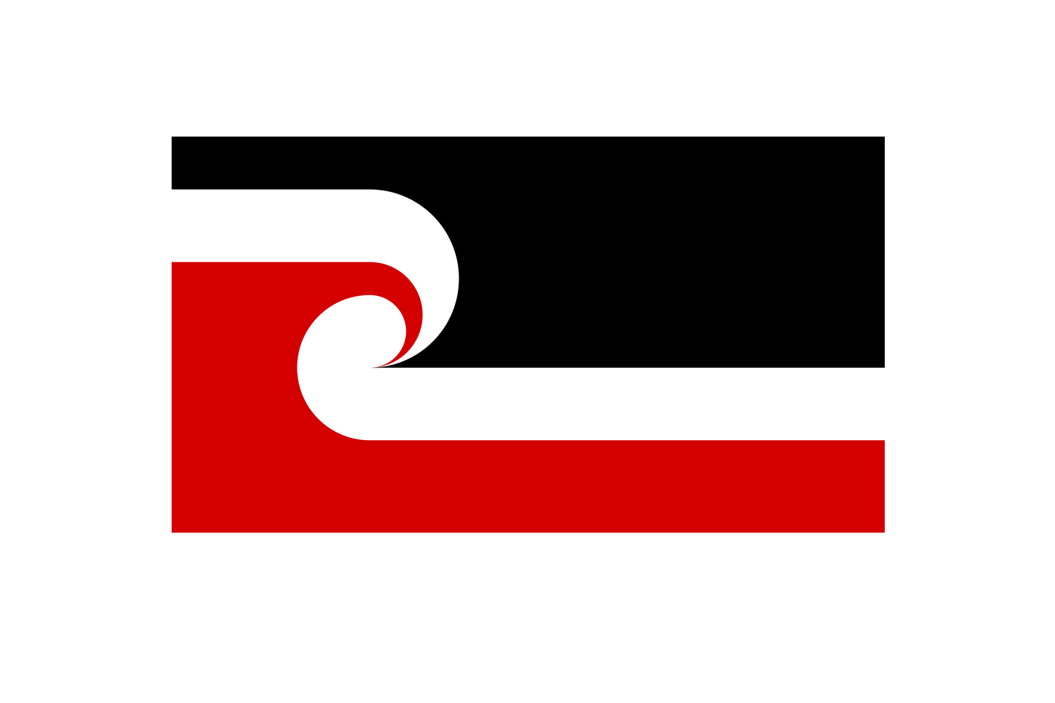 Māori Flag DTF Printed