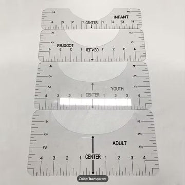 T-Shirt Alignment Ruler Set (4pc) | Perfect Placement Every Time