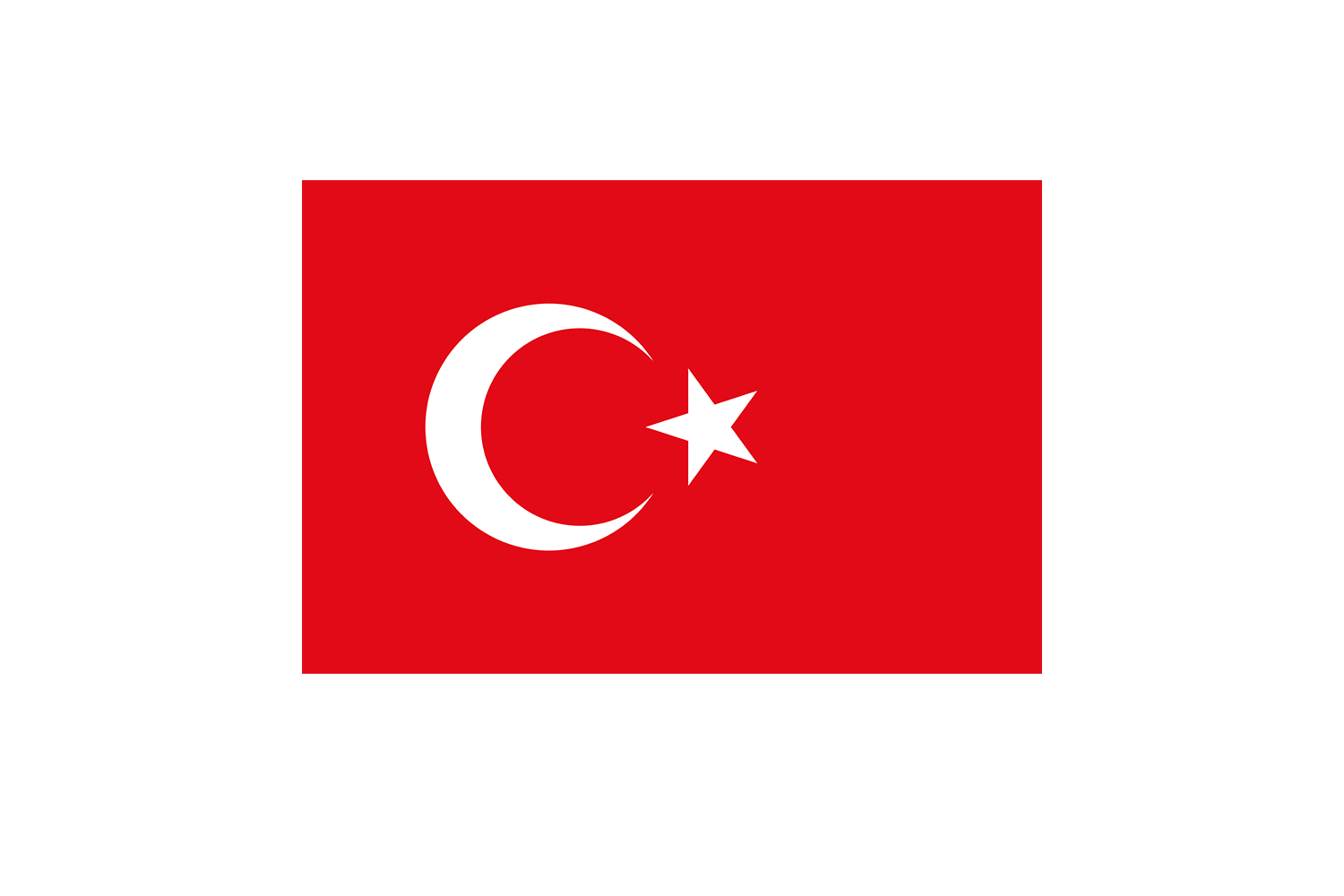 Turkey Flag DTF Printed